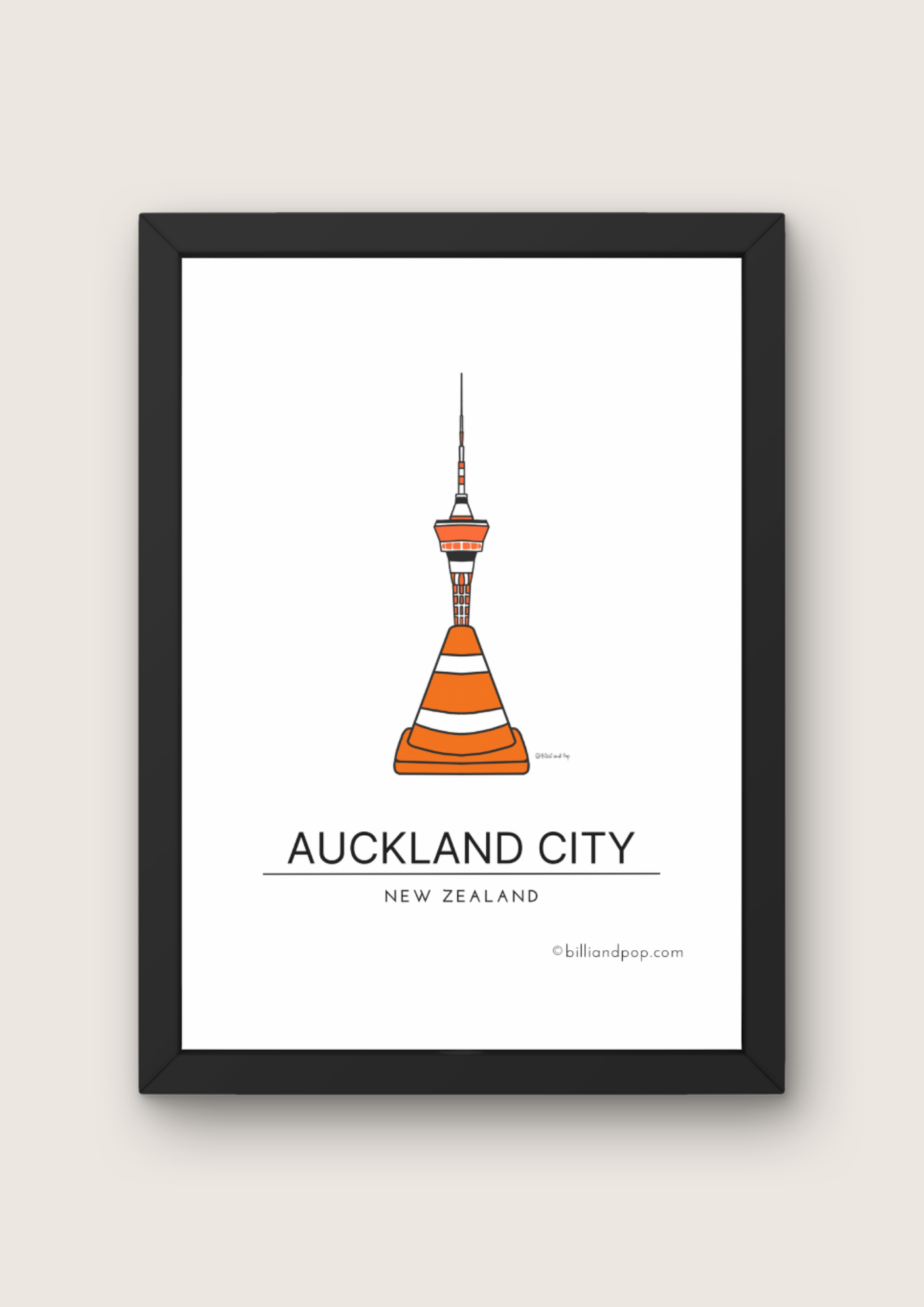 Auckland Art Print - Billi & Pop