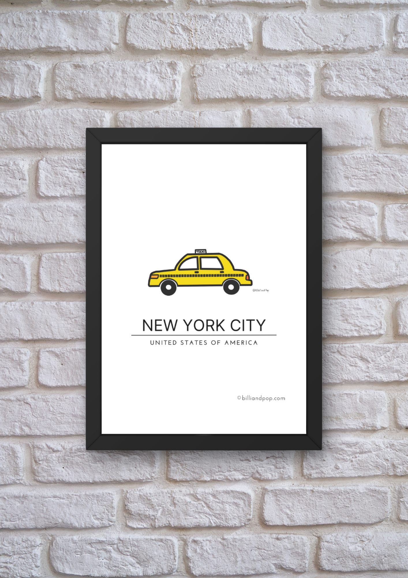 New York Art Print - Billi & Pop