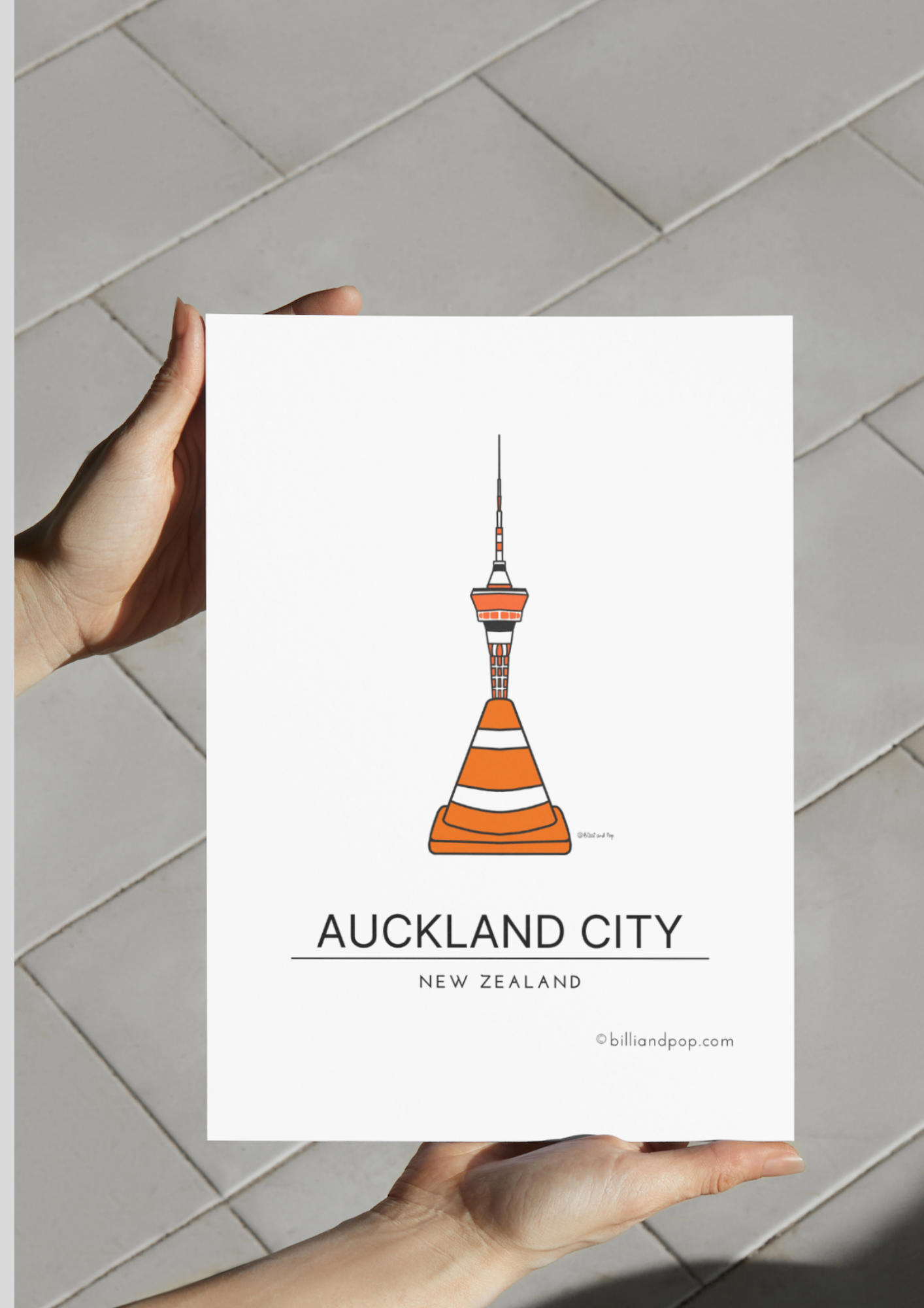 Auckland Art Print - Billi & Pop