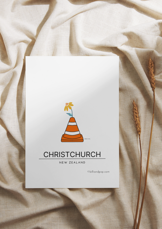 Christchurch Art Print - Billi & Pop