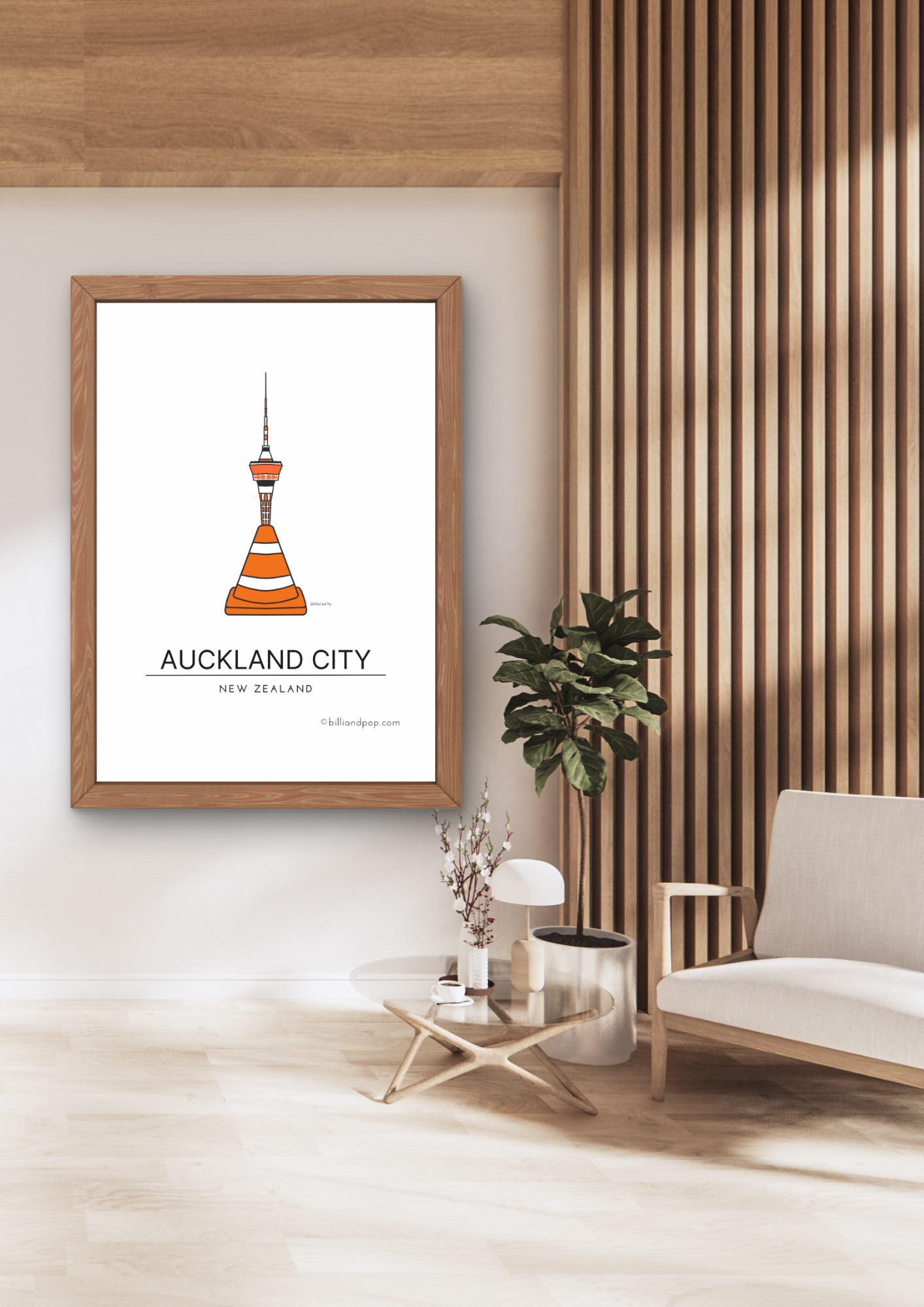 Auckland Art Print - Billi & Pop