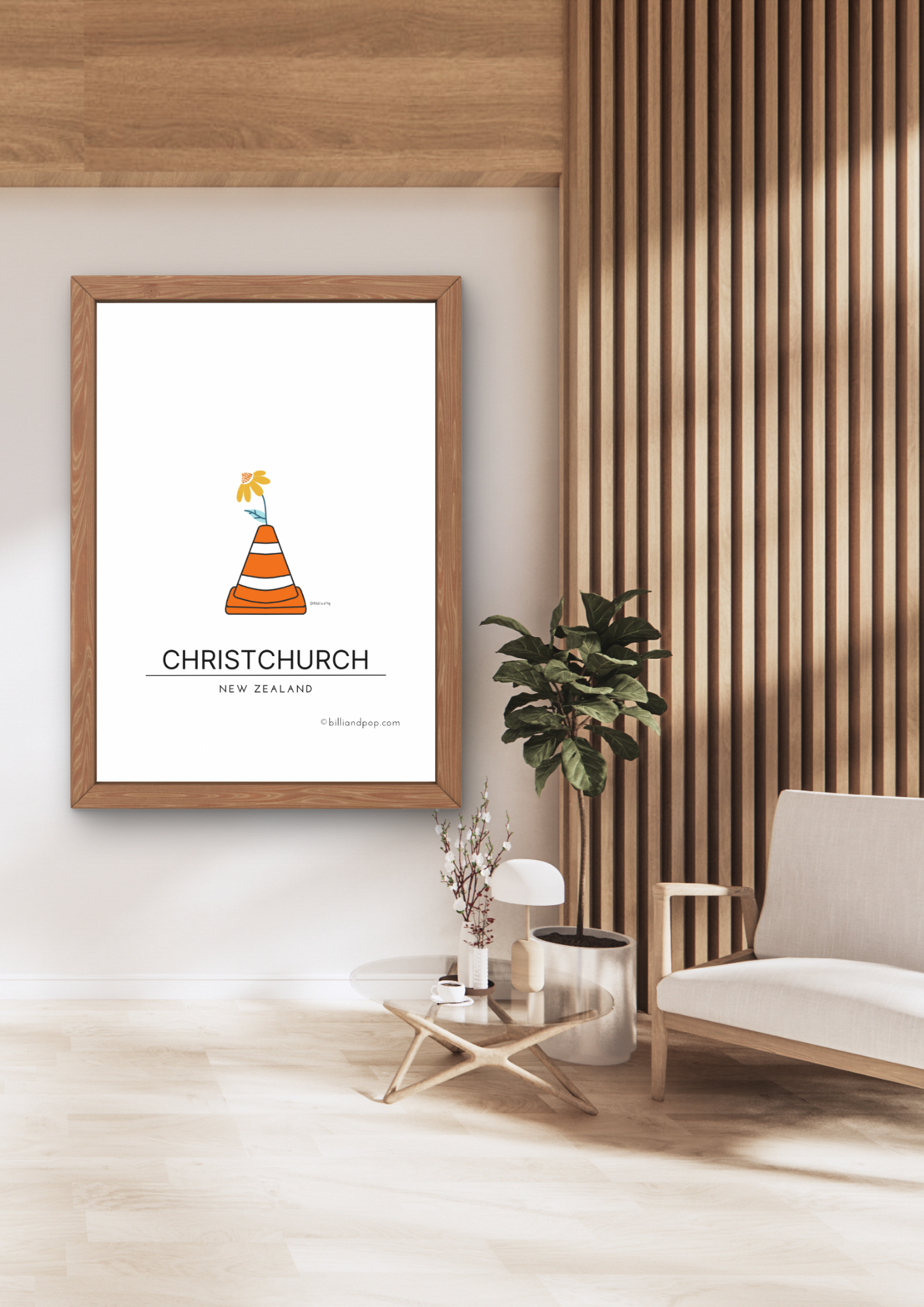 Christchurch Art Print - Billi & Pop